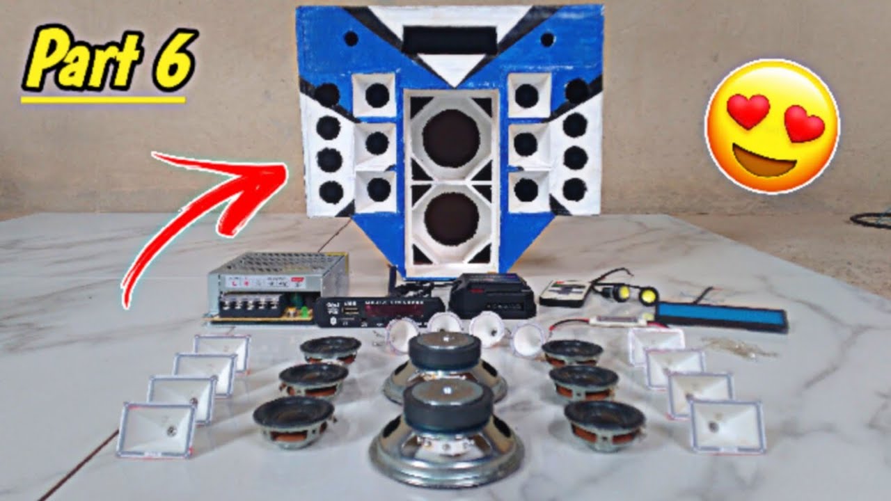 Como fazer MINI PAREDÃO de Papelão passo a passo Part 6 | MOSTRANDO TODOS OS EQUIPAMENTOS