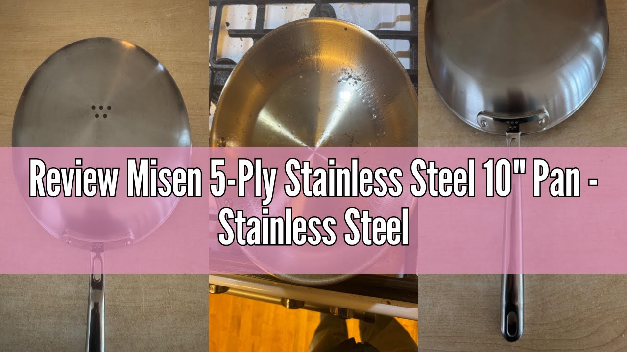 Review Misen 5-Ply Stainless Steel 10