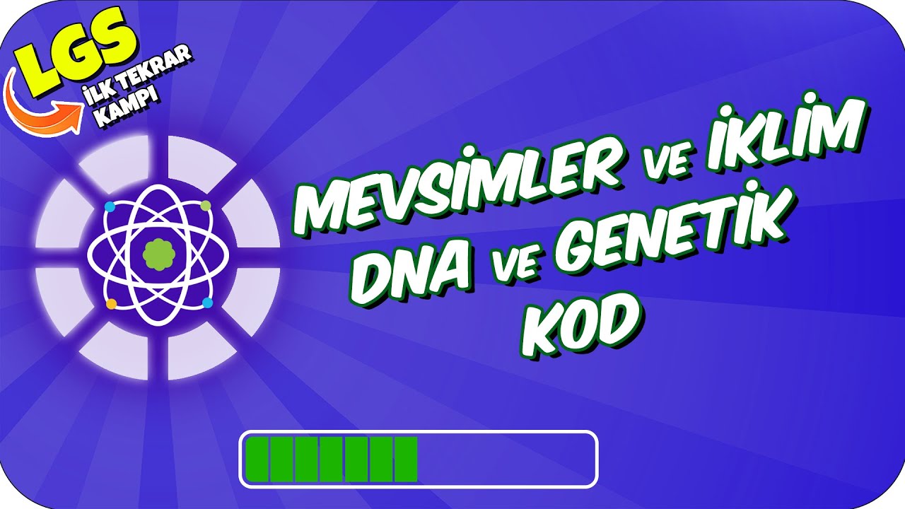 Mevsimler ve İklim, DNA ve Genetik Kod | LGS İLK TEKRAR PROGRAMI 