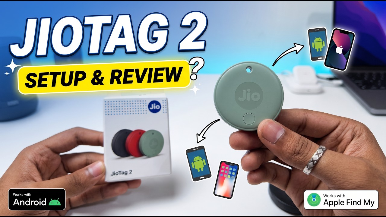 Best AirTag Alternatives 2026 for iPhone & Android 🔥 JioTag 2 Unboxing, Setup & Review
