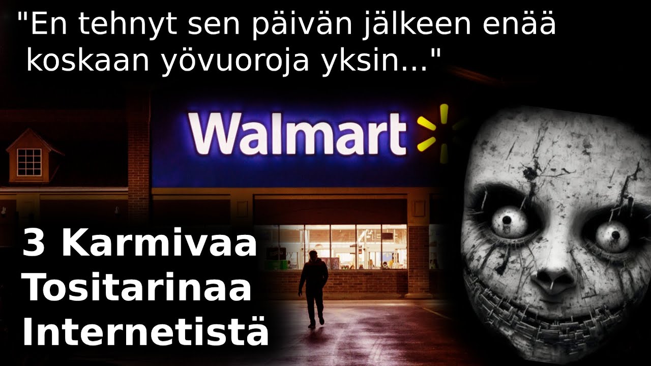 3 Karmivaa Tositarinaa Internetistä / En tehnyt enää koskaan yövuoroja / Kauhutarina