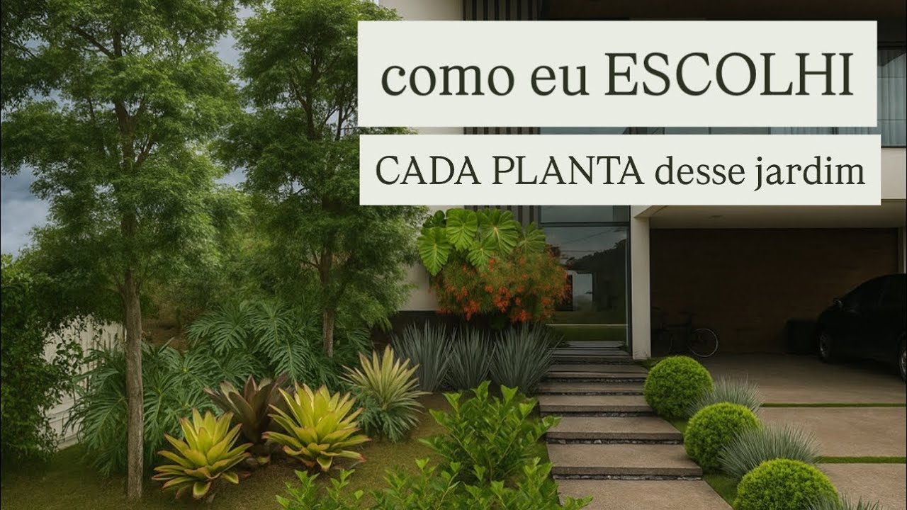 Ela me pediu o estilo floresta nesse jardim 