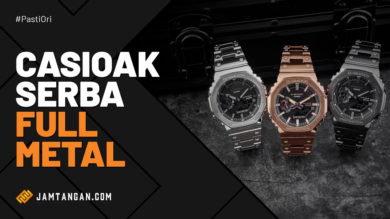 DESAIN FUTURISTIK NGGAK ADA LAWAN! Full Review Casio G-Shock Full Metal