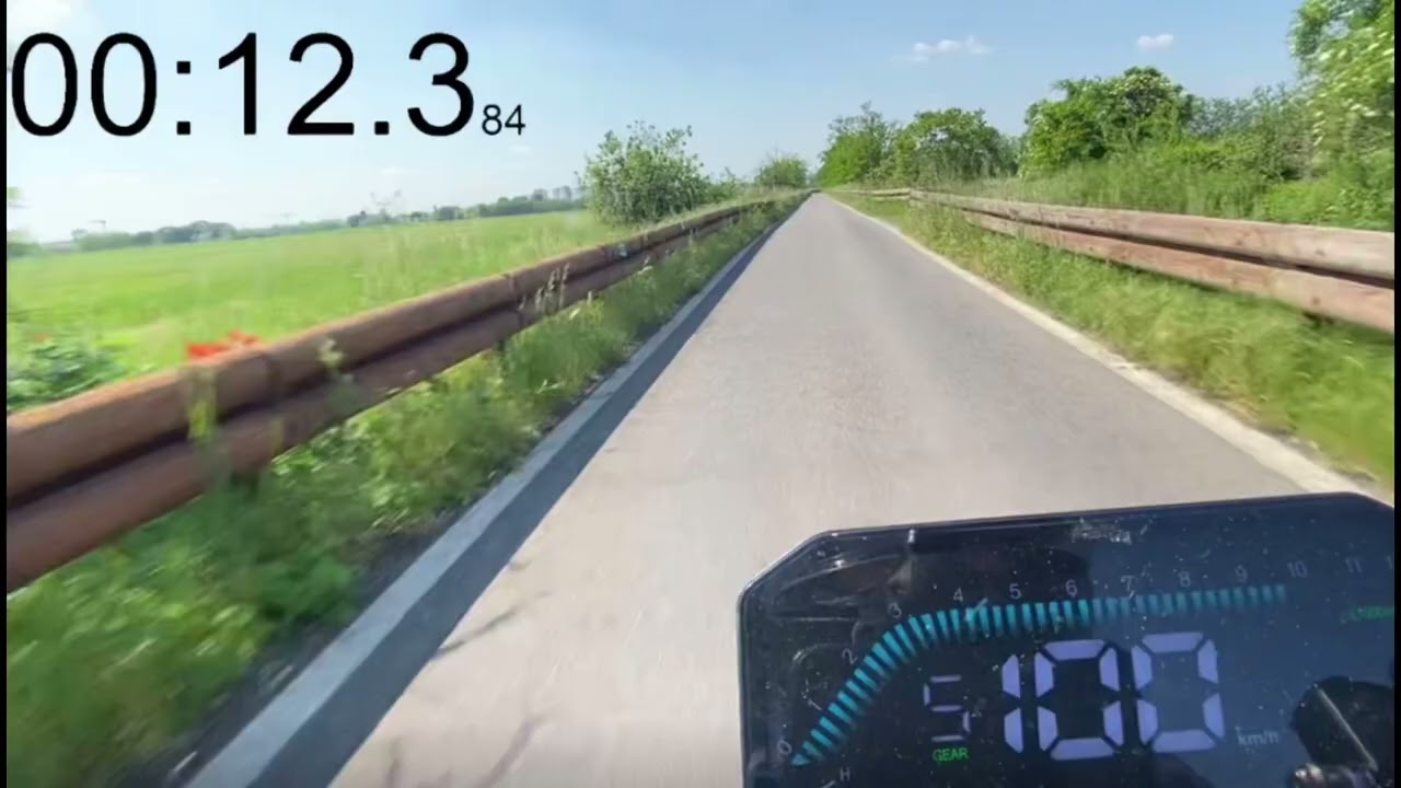 Voge Brivido 125r 0-100 | Voge 125 FULL STOCK Acceleration