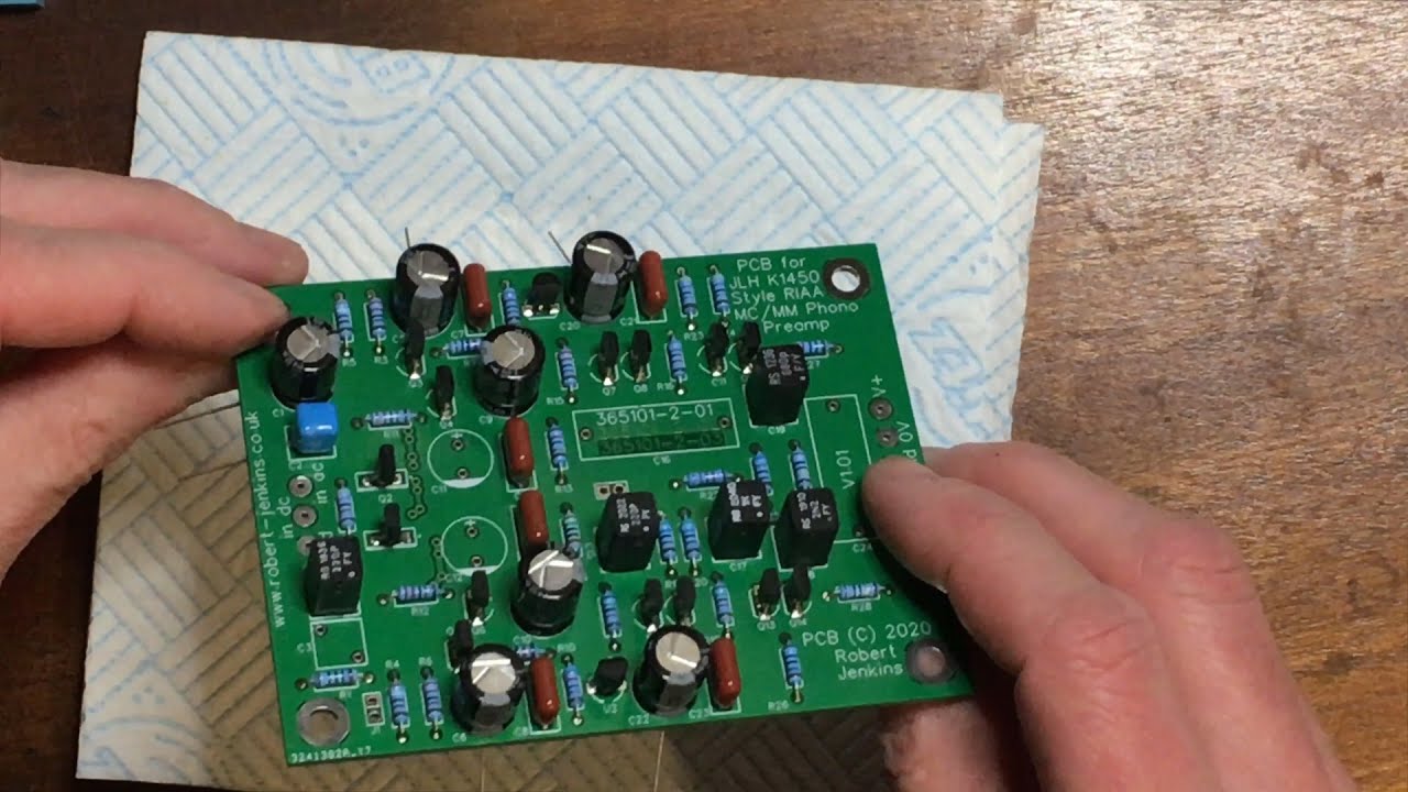 K1450 RIAA Moving Coil / Moving Magnet phono preamp assembly Part Four