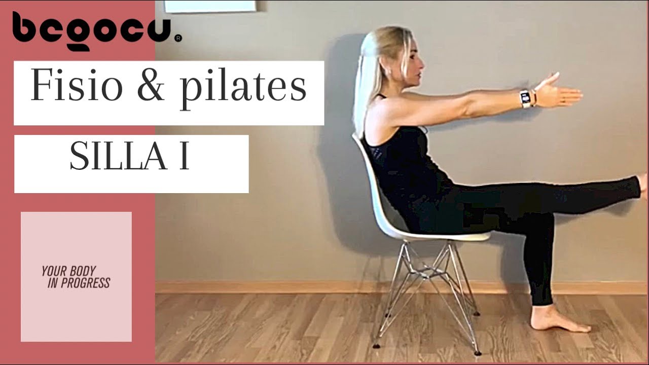 PILATES CON SILLA . Primera rutina de fisiopilates con la silla .