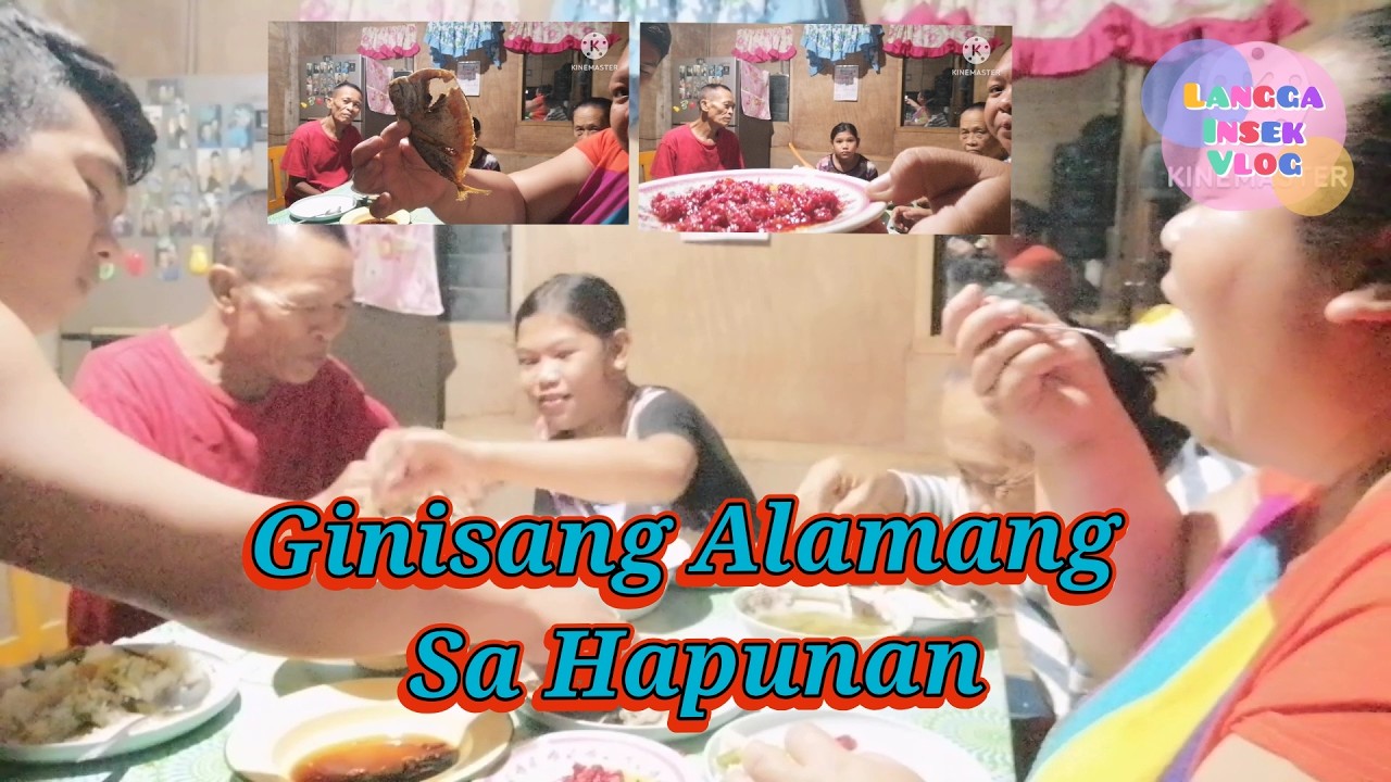 GINISANG ALAMANG ANG ULAM NAMIN SA HAPUNAN 