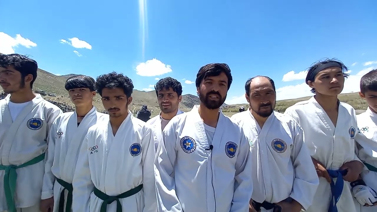 پیام استاد عزیزالله شارخی ریس تکواندو ITF میدان وردک به آمریت ورزشی این ولایت