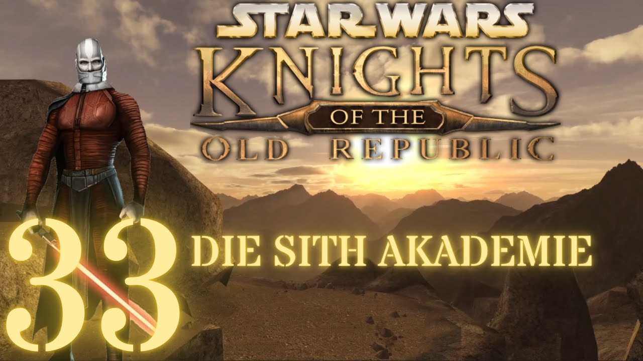 Die SITH Akademie auf Korriban !!! STAR WARS: KOTOR Deutsch 
