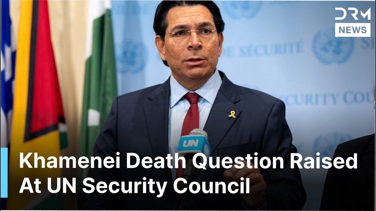 Israel’s UN Envoy Responds To Khamenei Status Question | DRM News | AC1F