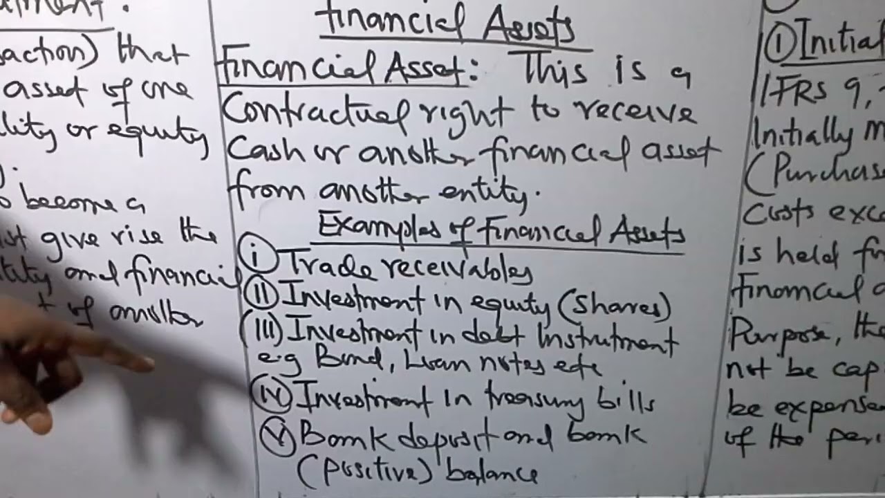 Financial Instruments: IFRS 9,IFRS 7 & IAS 32 ICAN/ANAN/CITN/ACCA (Part 1)