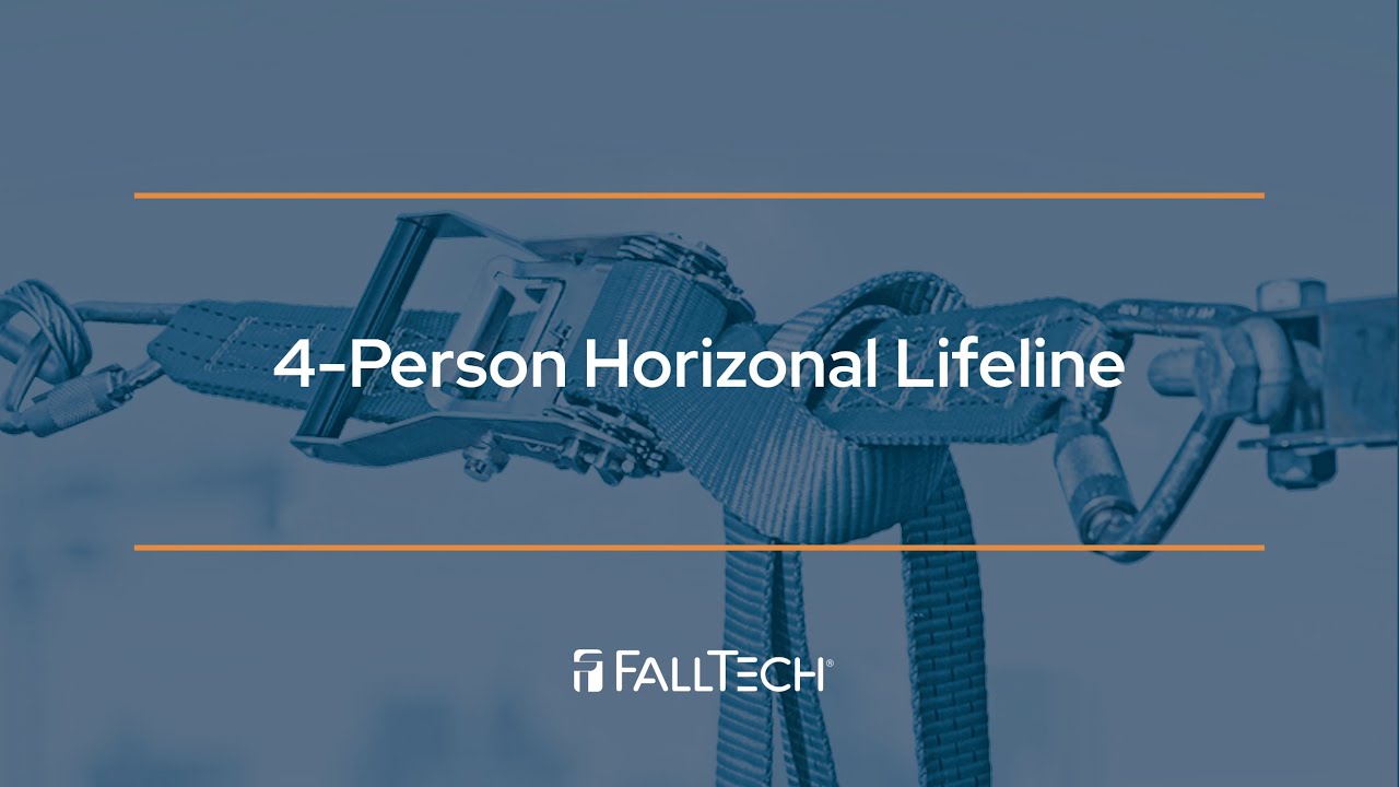 4-Person Horizontal Lifeline (HLL) – FallTech