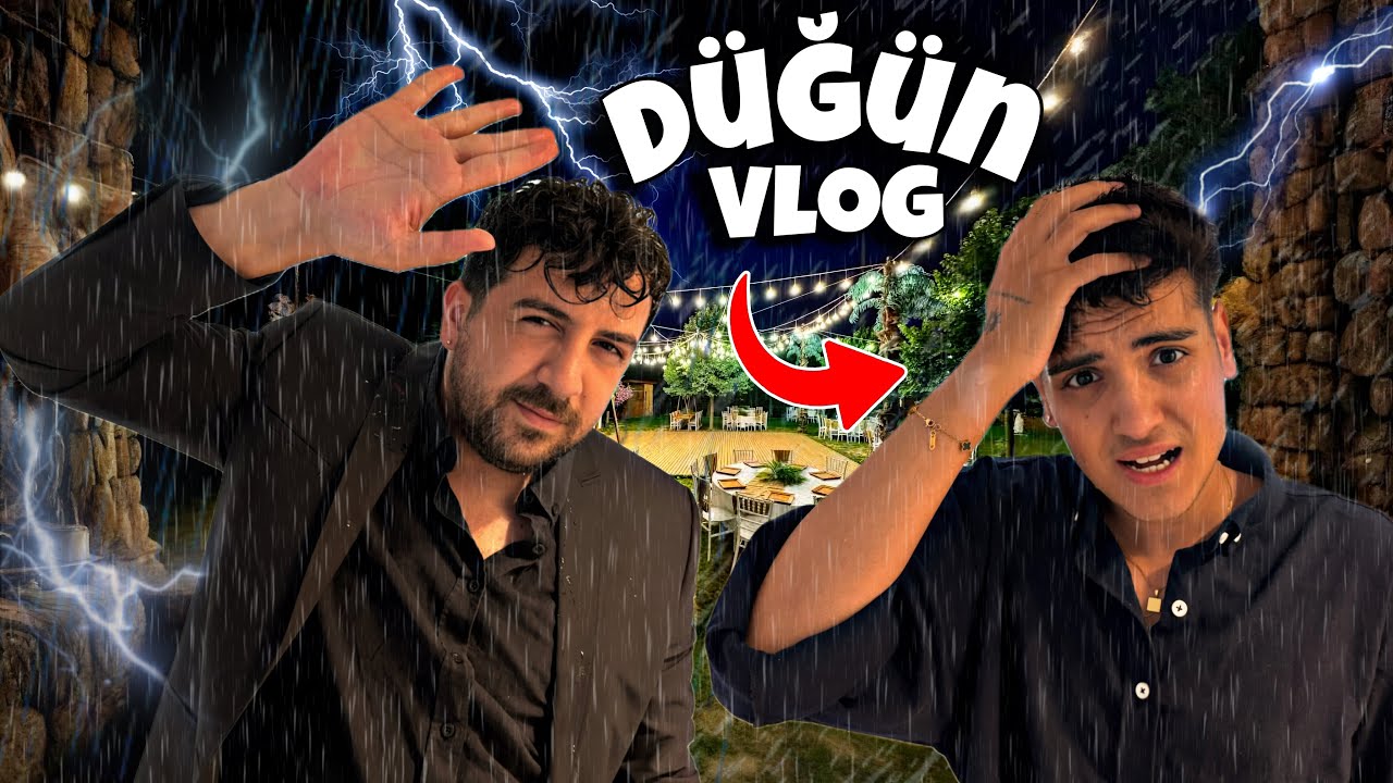 DÜĞÜNDE YAĞMUR YAĞDI !!  DÜĞÜN VLOG. | @Benmelihy  | @Serkanağbi 