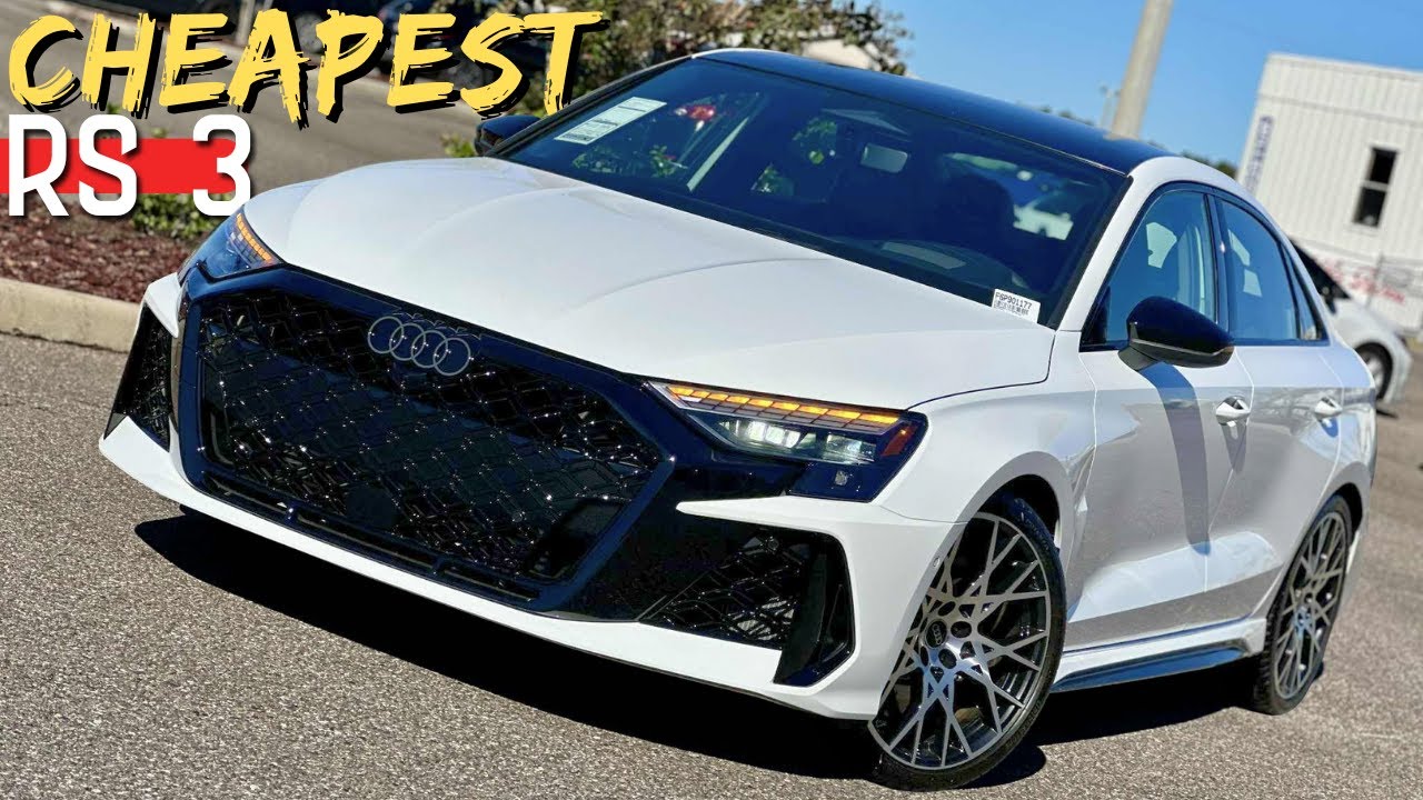Audi RS 3 2026 года — самая доступная комплектация этого года с базовыми заводскими опциями