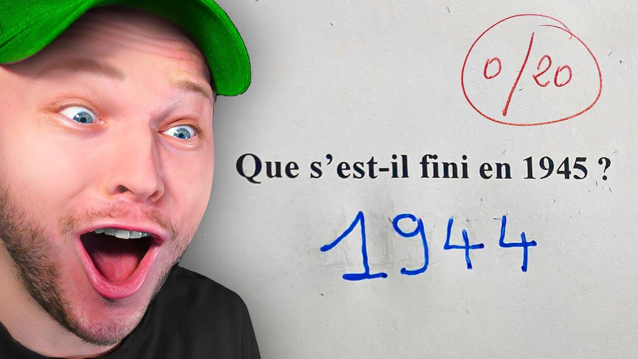 Les Réponses d'Élèves les Plus Stupides