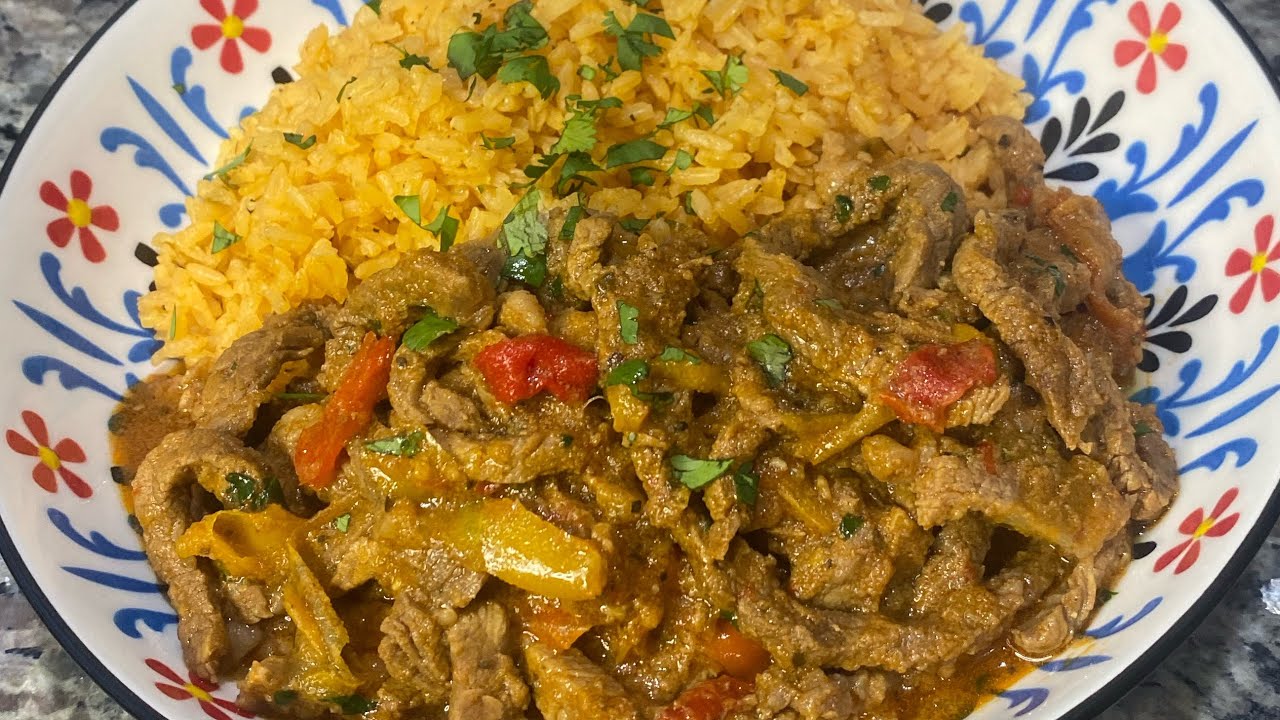 Puerto Rican Style PEPPER STEAK! 🇵🇷❤️