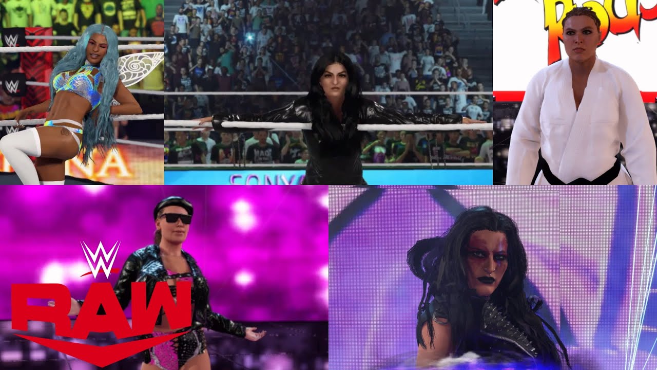 WWE 2K24 RAW - 5 WOMEN'S GAUNTLET MATCH - WINNER WILL FACE NIA JAX AT BACKLASH