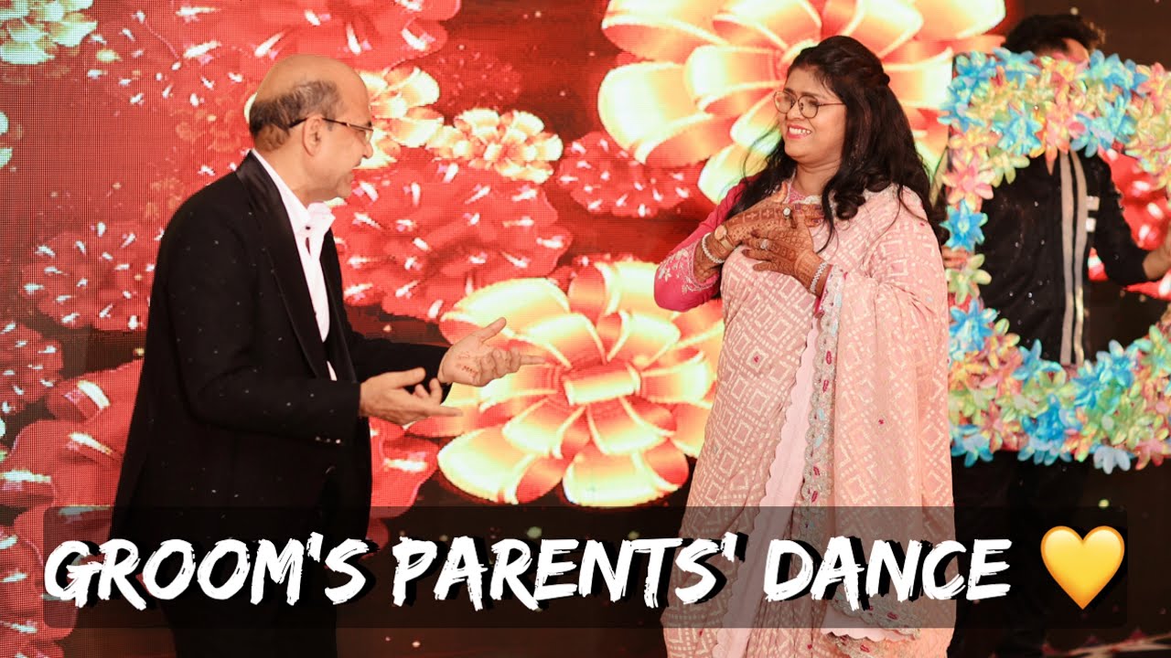 Groom’s Parents Couple Dance 💛 | Parents Sangeet Performance | Mayank & Agrima