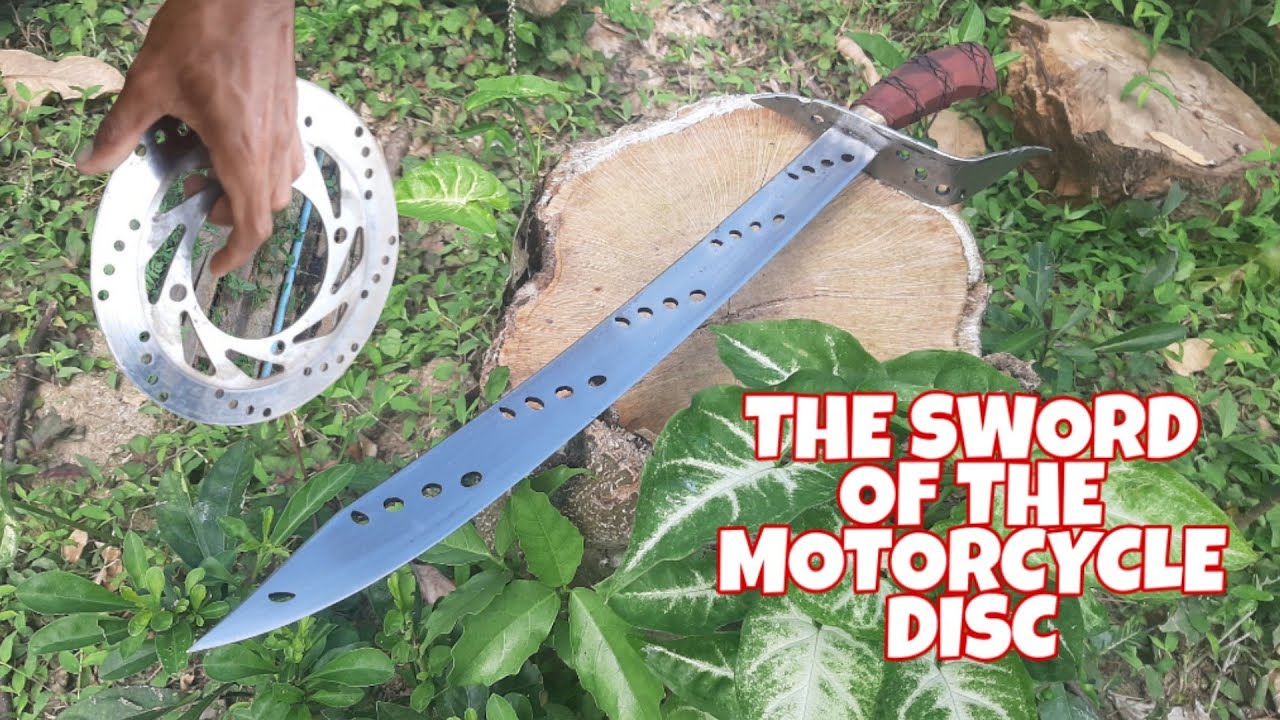 CARA BIKIN PEDANG DARI PIRING CAKRAM SEPEDA MOTOR