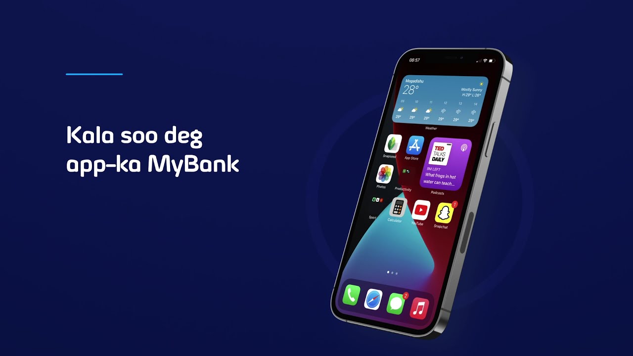 Daawo muuqaalkan oo si fudud isaga diiwaan geli MyBank Mobile Banking App