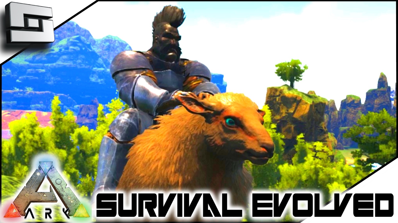 ARK: Survival Evolved - SPIDERGOAT! Ovis Taming S4E56 ( The Center Map Gameplay )