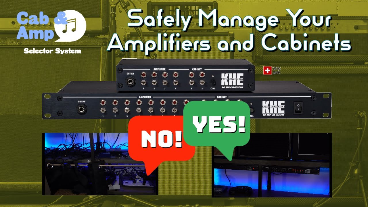 KHE Audio Electronics Safely Manage Your Amplifiers and Cabinets with the ACS 8x4 Amp & Cab Switcher