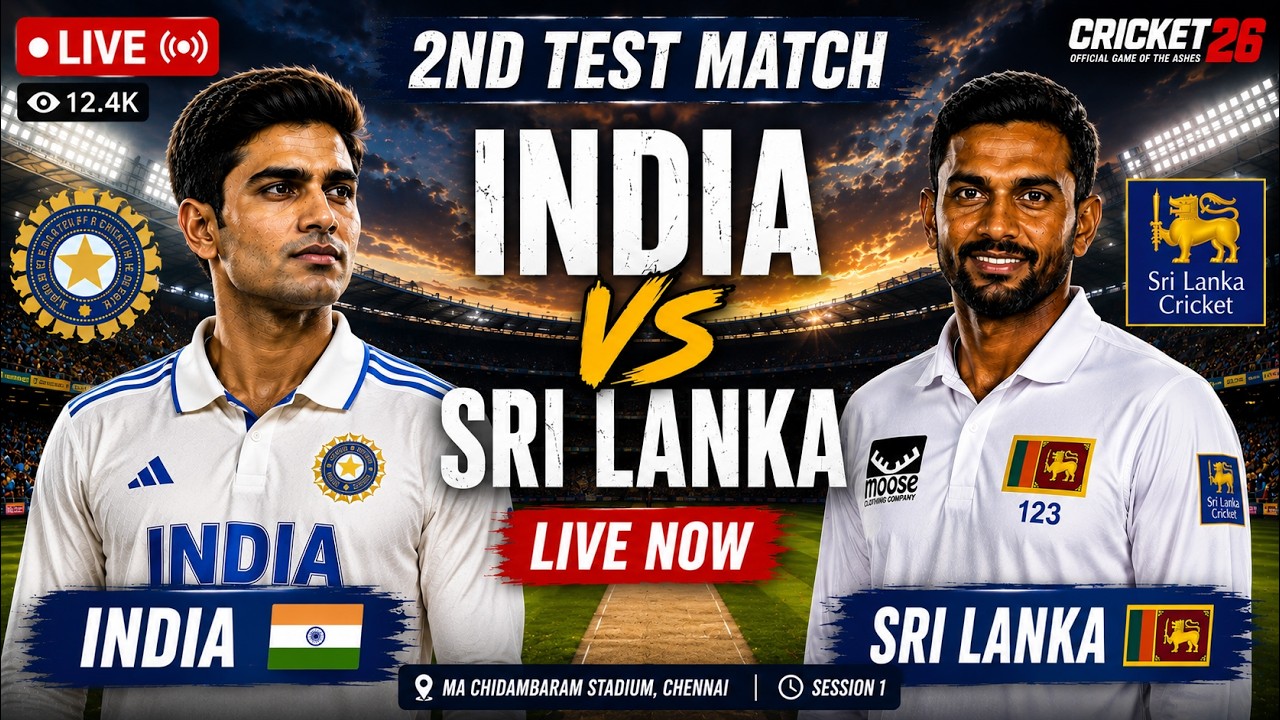 IND vs SL LIVE 🔴 2nd TEST Day-5 | INDIA vs SRI LANKA LIVE MATCH | Practice Match | #shorts