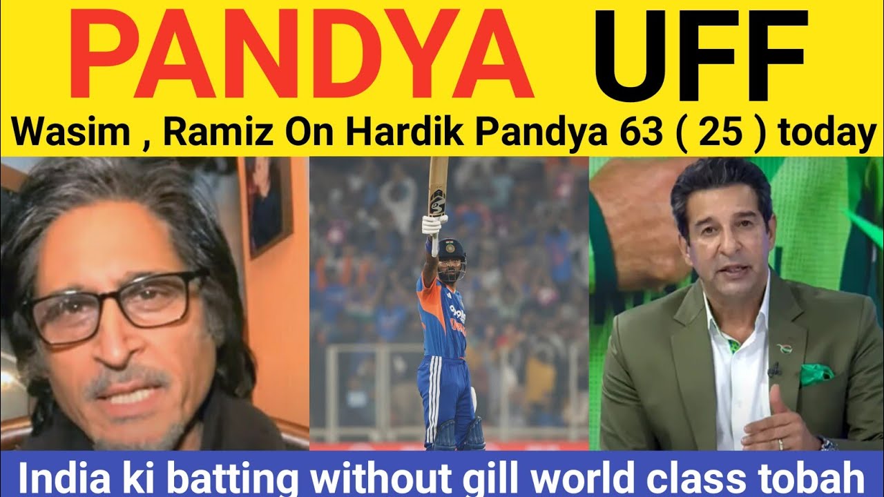 Wasim Akram latest Hardik Pandya batting vs sa | pakistani reaction , Ramiz speak , Shoaib Akhtar 