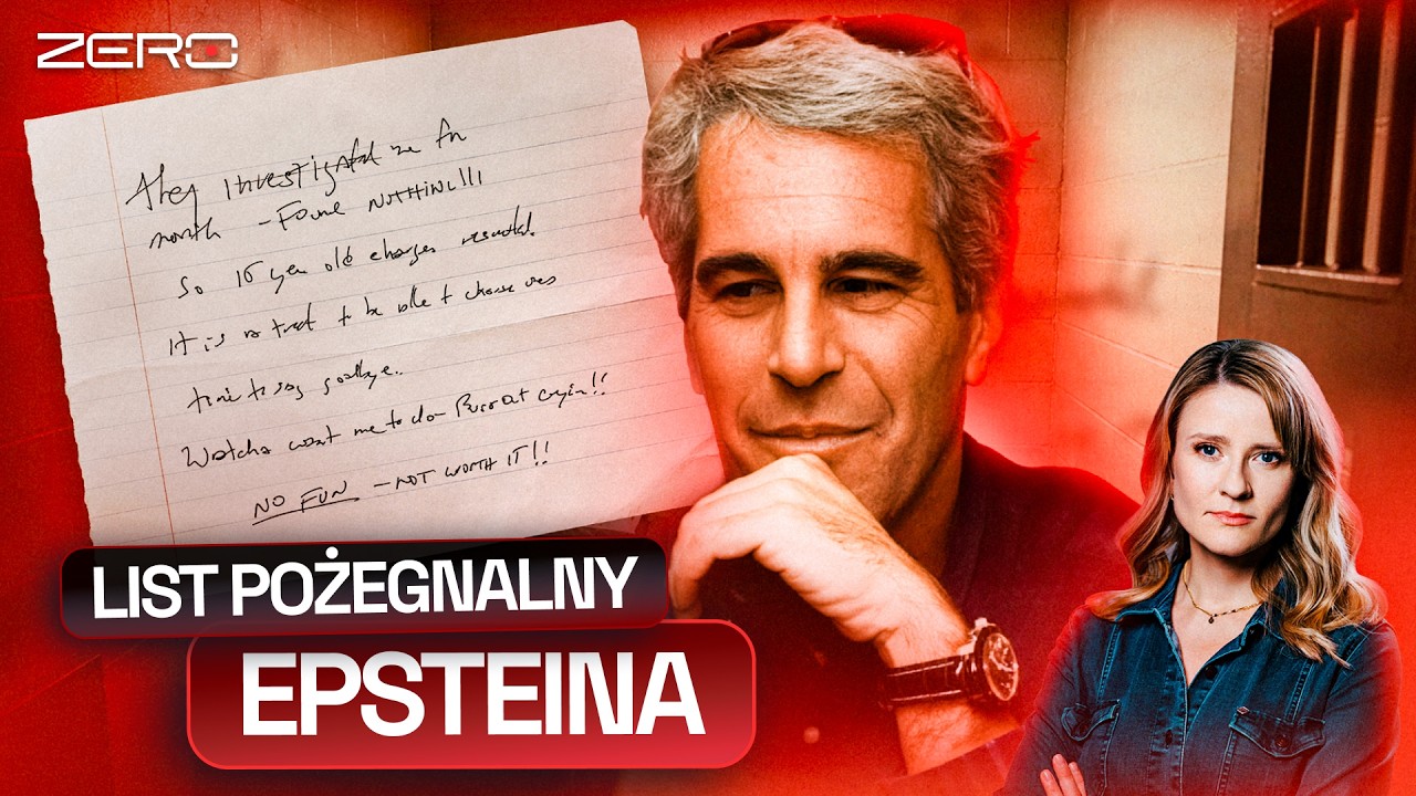 EPSTEIN SHOW TRWA. ODTAJNIONO RZEKOMY LIST POŻEGNALNY