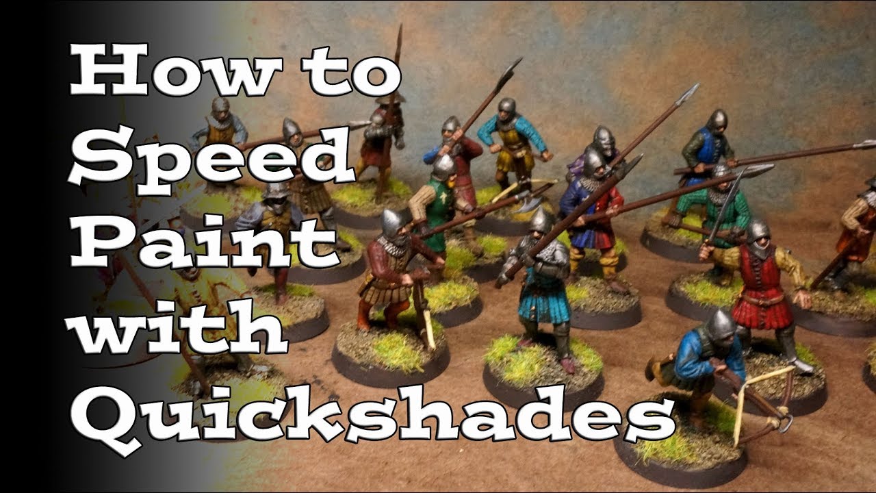 The Basics: Speed Painting with Quickshades or One-Coat Washes