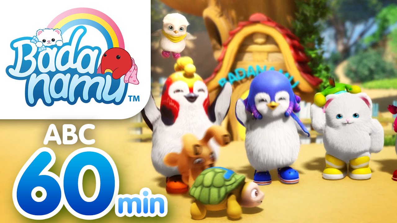 Badanamu ABC Vol.1 - 60mins l Nursery Rhymes & Kids Songs