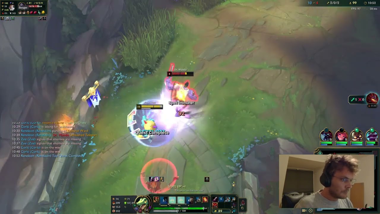 Renekton vs mundo master 100lp early season