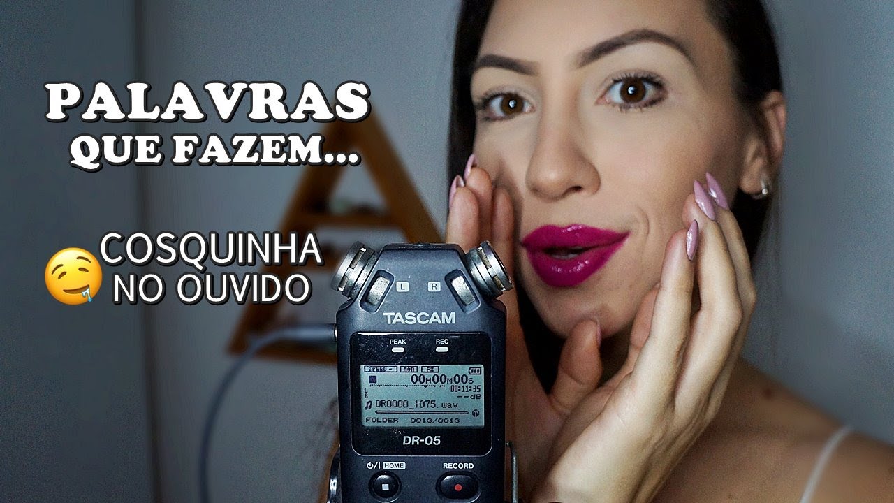 ASMR PALAVRAS QUE mais ARREPIAM E AFIRMAÇÕES para paz interior  (sussurros, sons de boca, tingles)