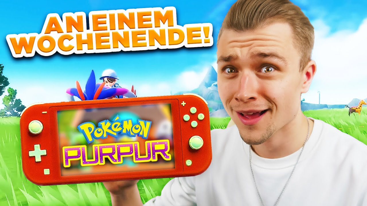 🔴 Ich spiele Pokémon Purpur an EINEM Wochenende durch! (Komplettes Spiel)