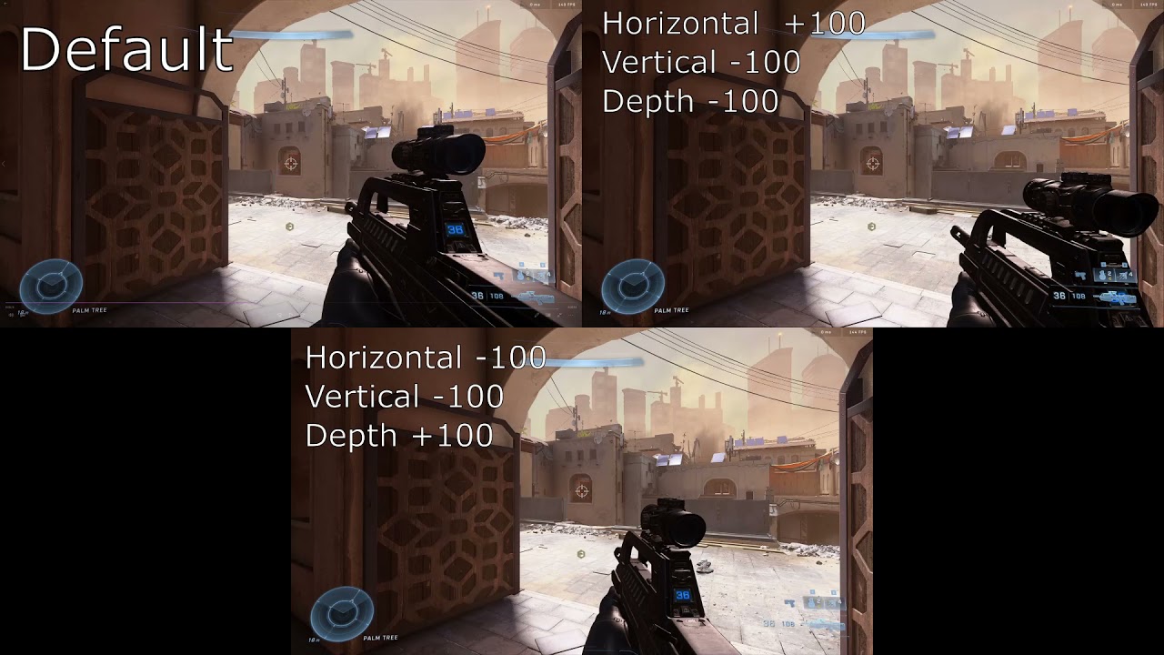 Halo Infinite weapon offsets quick comparison