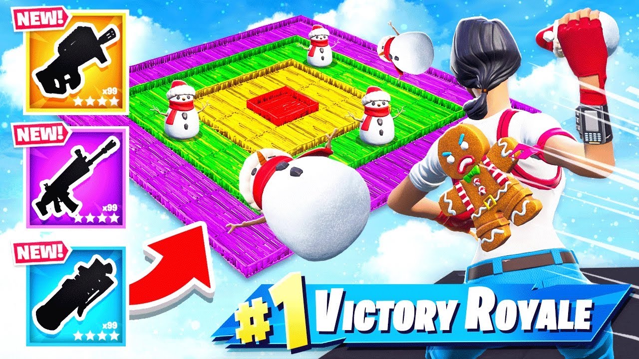 SNEAKY SNOWMAN Darts! *NEW* Game Mode in Fortnite