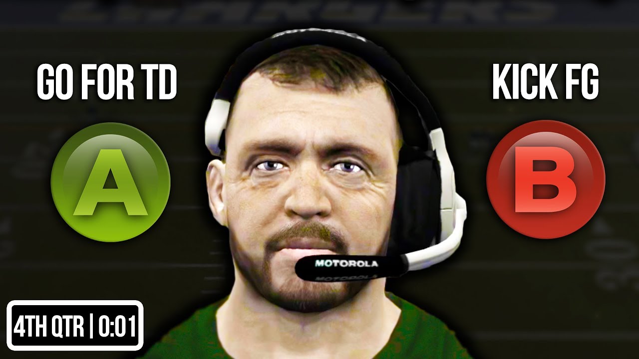 What would you do in NFL Head Coach 09? - #4
