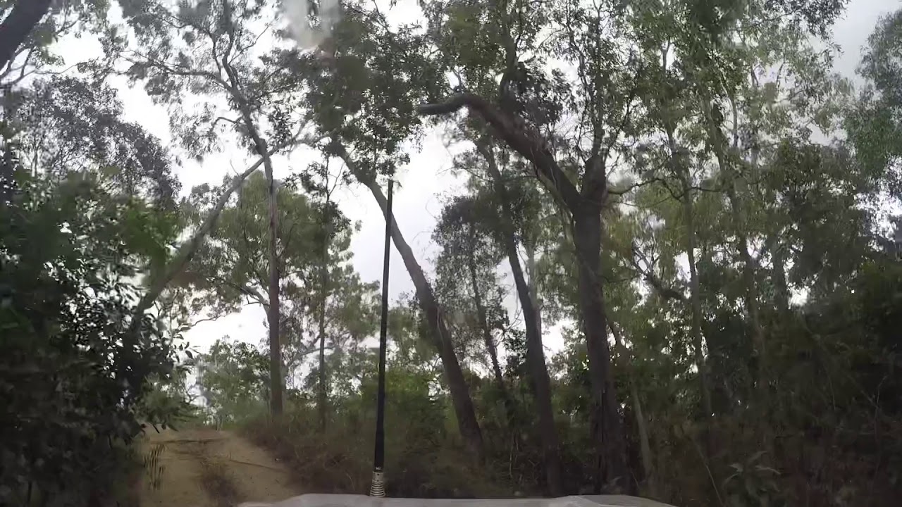 Climbing out of the Wenlock River Crossing
