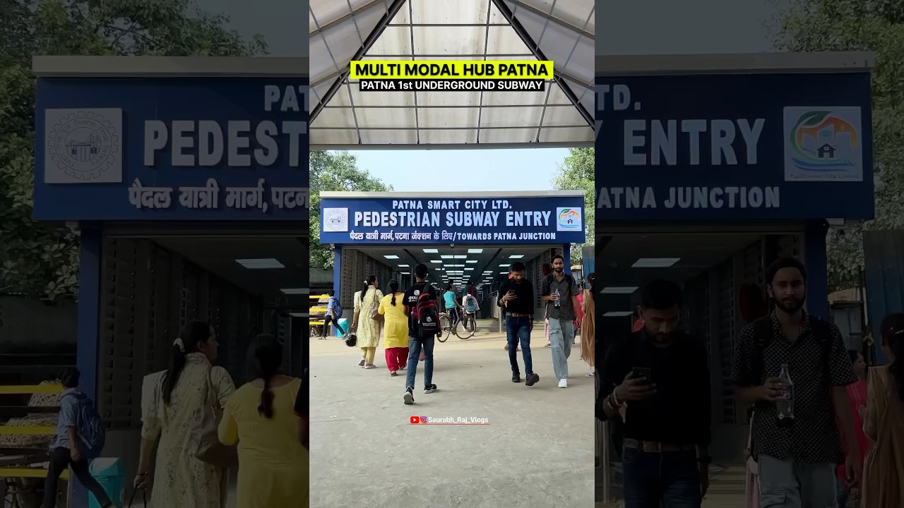 Multimodal Hub Patna 1st Underground Subway #patnamultimodalhub #patnarailwaystation #patnajunction