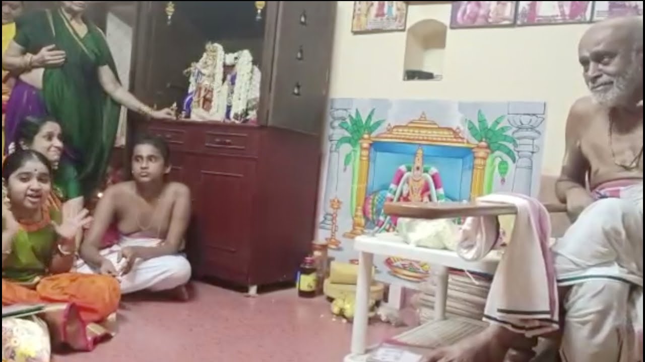 Aadya Venkatesh Performing Before Sri Sri Anna 2022