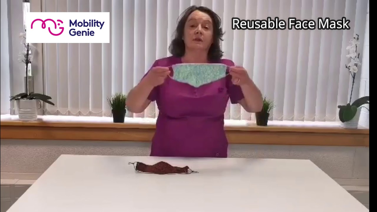 How to wear a Reusable Face Mask? | MobilityGenie
