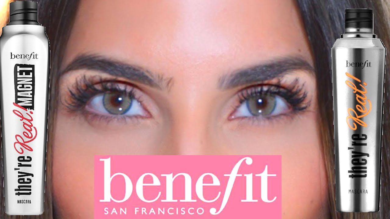 NEW! BENEFIT THEY&rsquo;RE REAL MAGNET MASCARA vs Yes They&rsquo;re Real Mascara