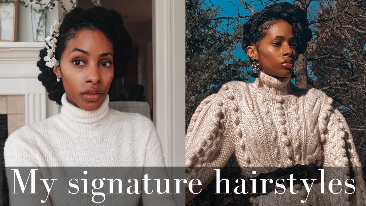 Beautiful Natural Hairstyles for the Holidays - VLOGMAS