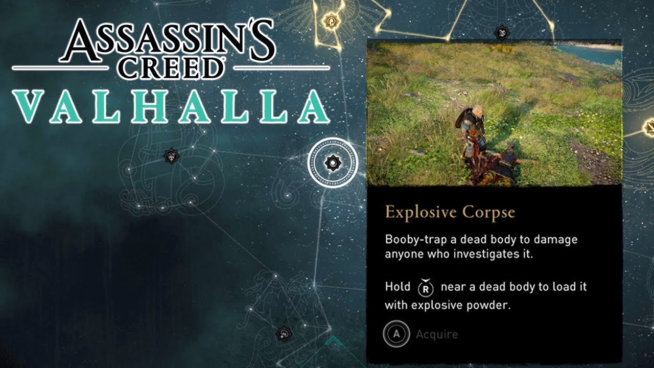 Assassin's Creed Valhalla Gameplay - All Skills In The Game Menu Footage (AC Valhalla Gameplay)