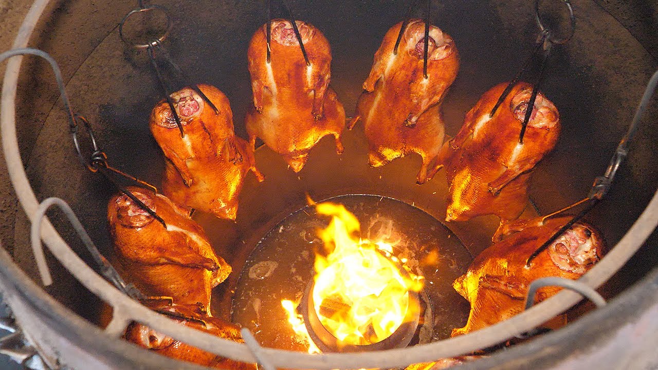 жареная утка с хрустящей кожей! Утка по-пекински – тайваньская уличная еда