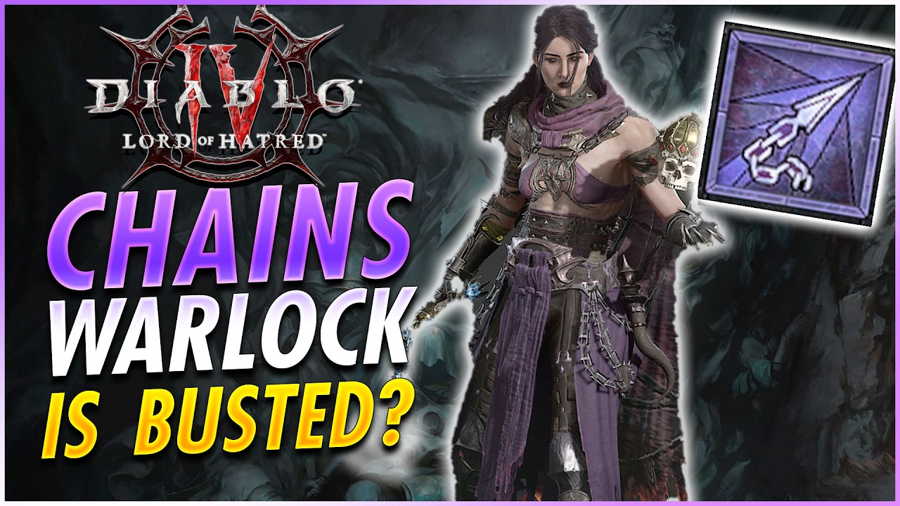 Best Chains Warlock Build DESTROYS T12 Endgame Guide Diablo 4 Lords of Hatred