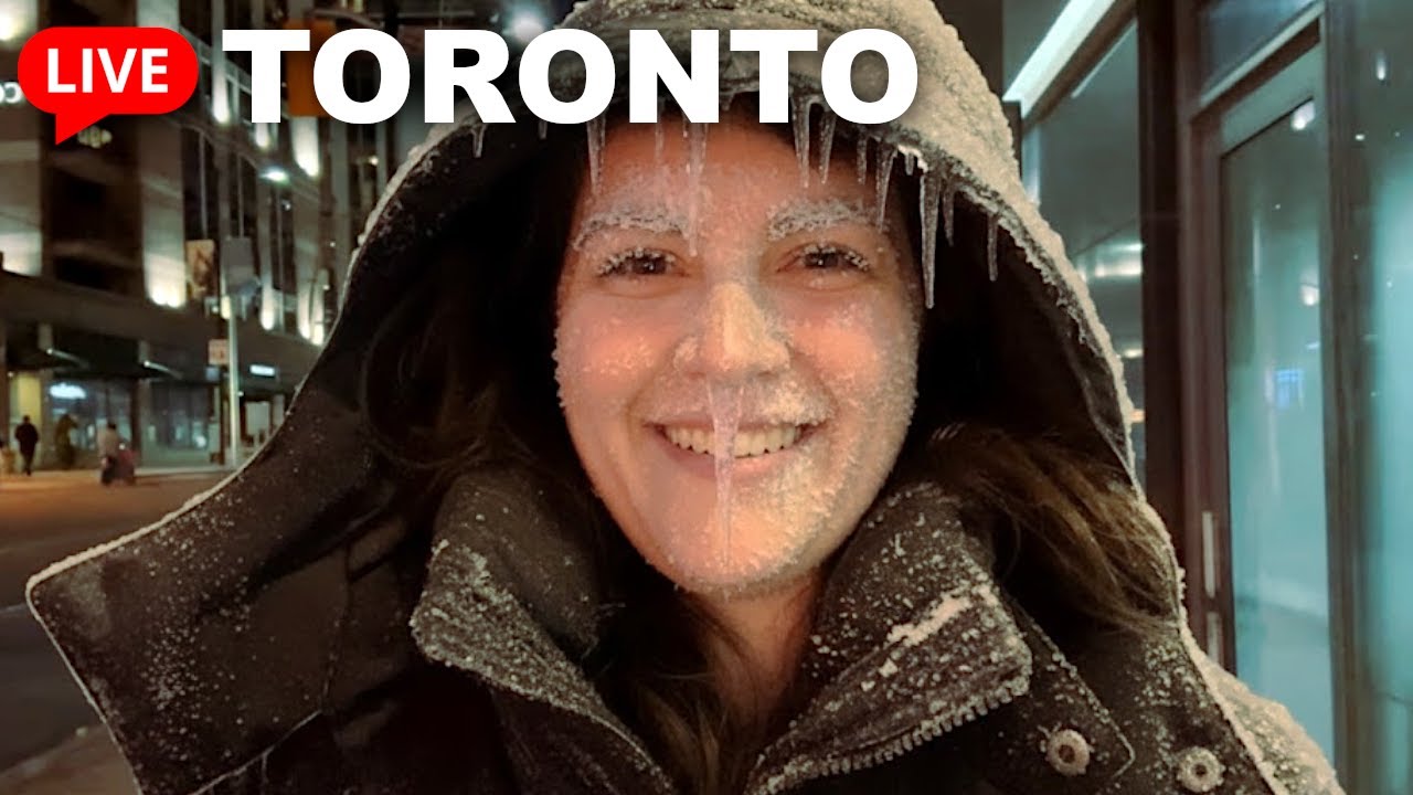 LIVE | Toronto on Chilly Saturday Evening (vertical)