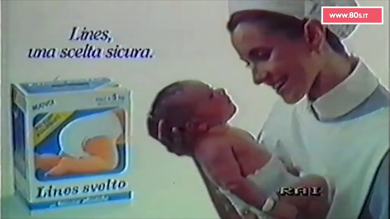 SPOT PANNOLINI LINES SVELTO - 1985 - THE 80s DATABASE