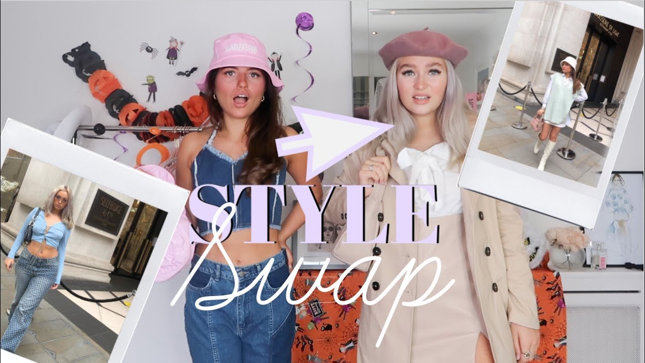 BEST FRIENDS SWAP STYLES.... AUTUMN EDITION! GIRLY VS EDGY