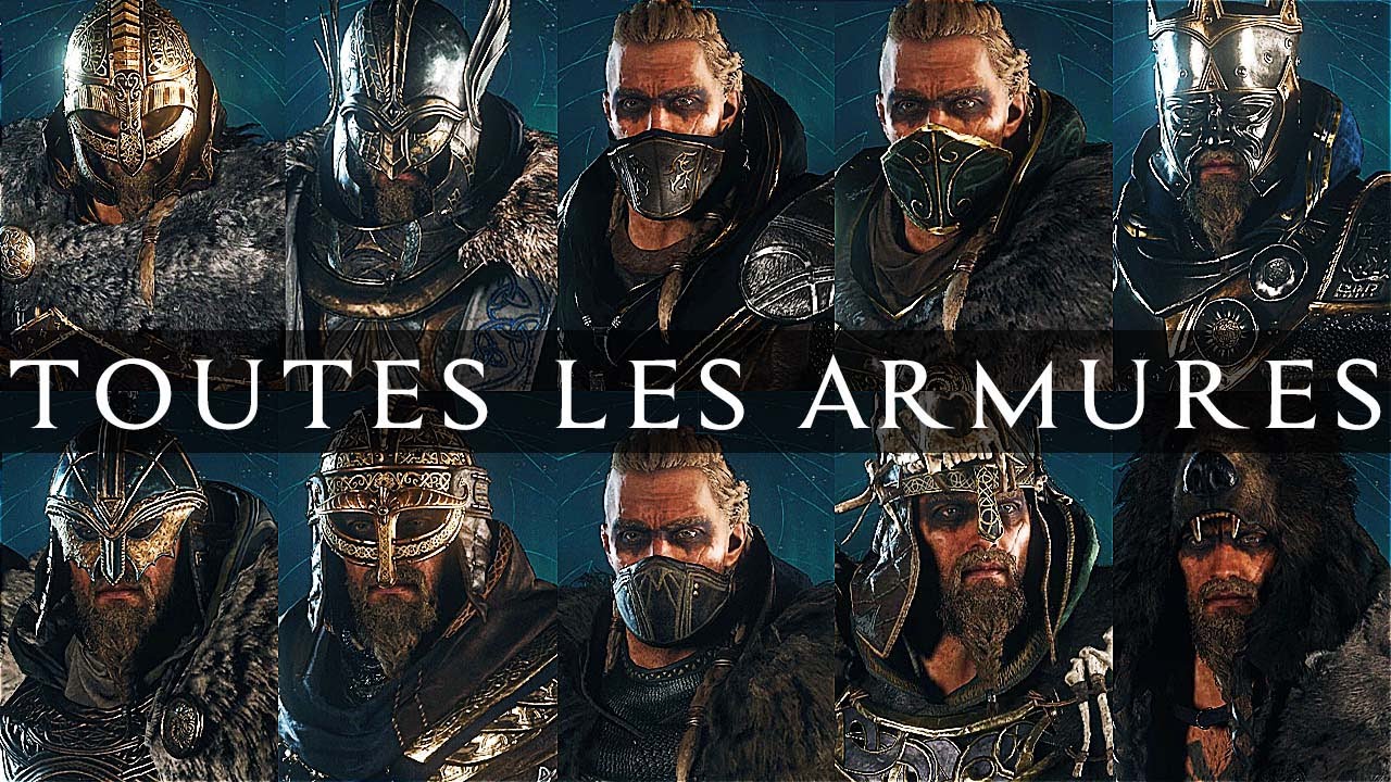 ASSASSIN'S CREED VALHALLA - TOUTES LES ARMURES AU MAX